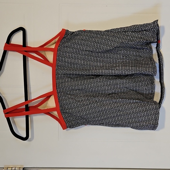 Cactus XL Womens Swimsuit Geometric Print Double Strap - Picture 3 of 3